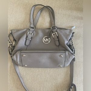 Gray Michael Kors bag